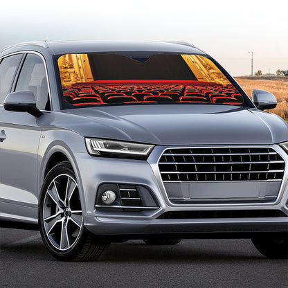 Theatre Stage Print Car Windshield Sun Shade