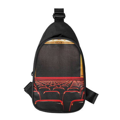 Theatre Stage Print Chest Bag