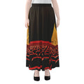 Theatre Stage Print Chiffon Maxi Skirt