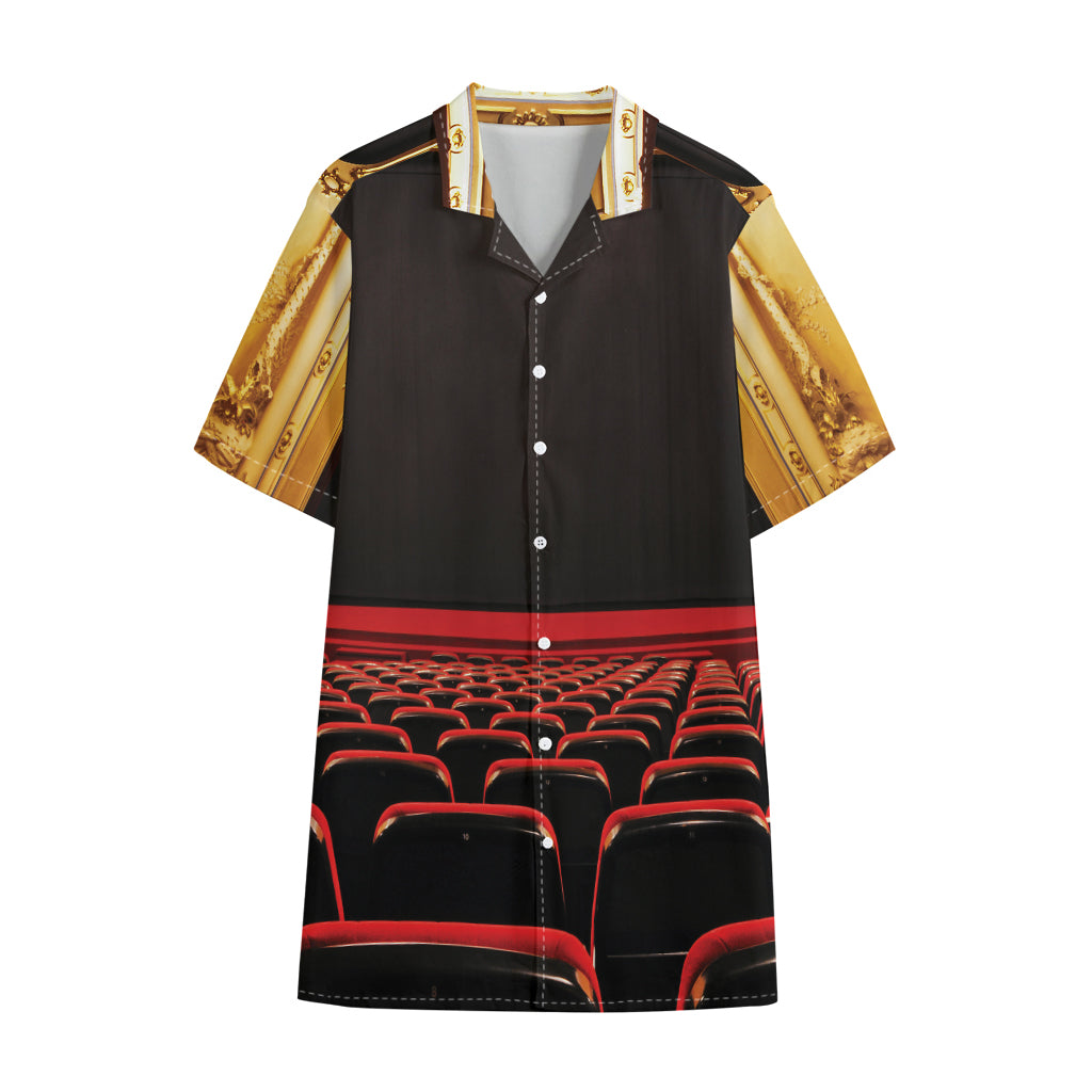 Theatre Stage Print Cotton Hawaiian Shirt