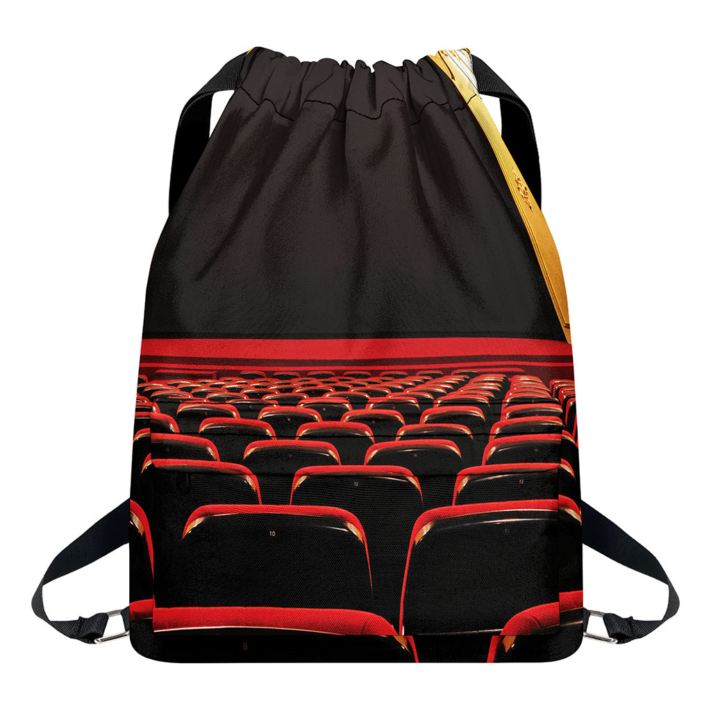 Theatre Stage Print Drawstring Backpack