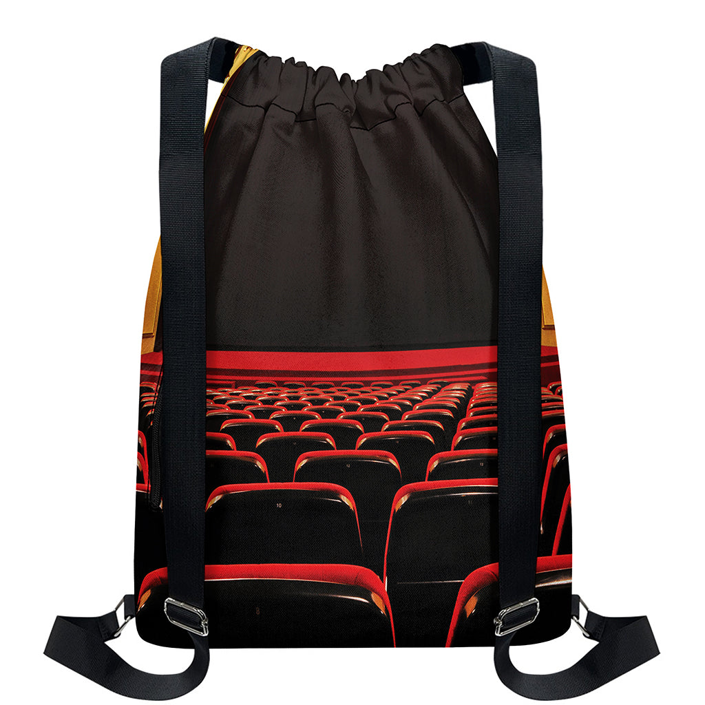 Theatre Stage Print Drawstring Backpack