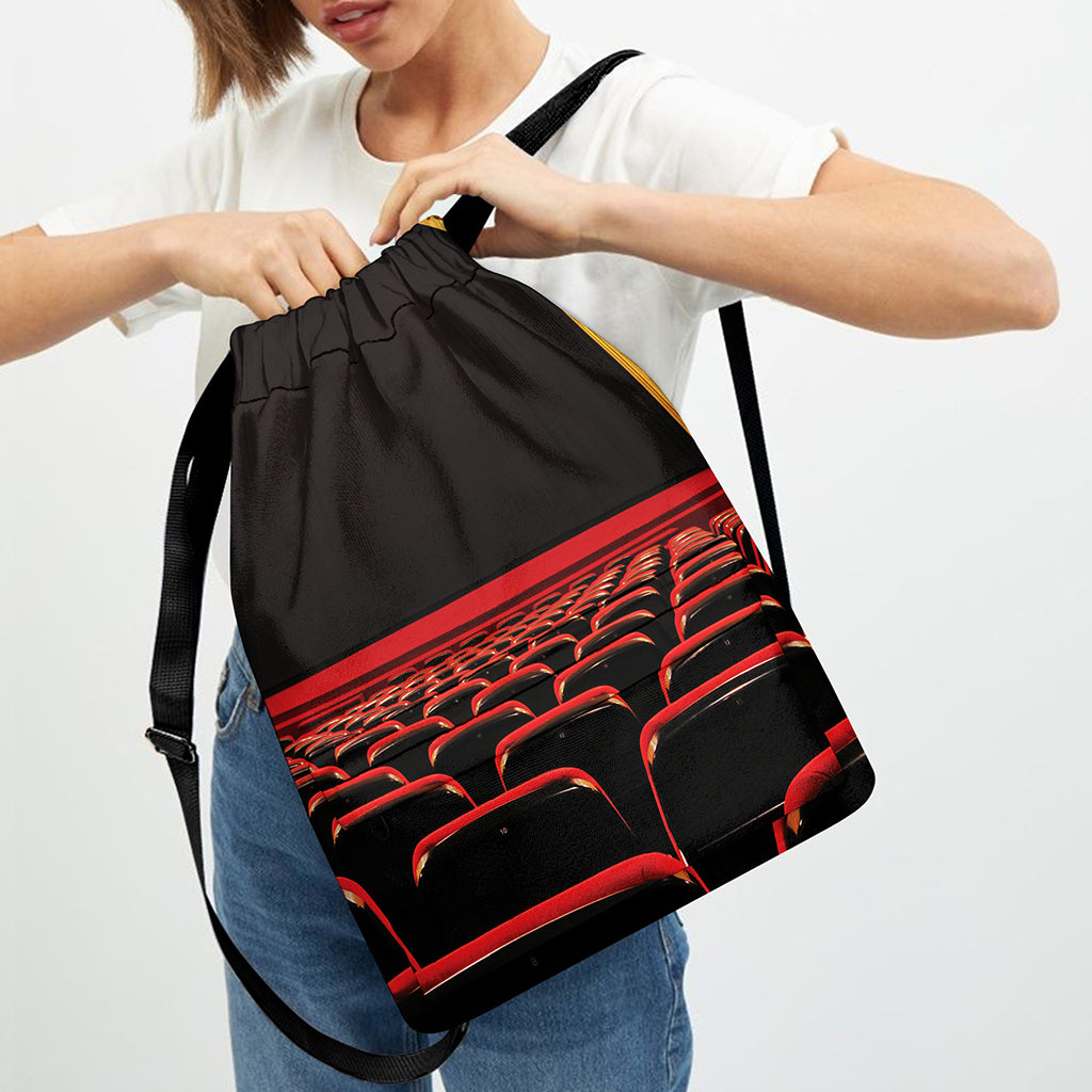 Theatre Stage Print Drawstring Backpack