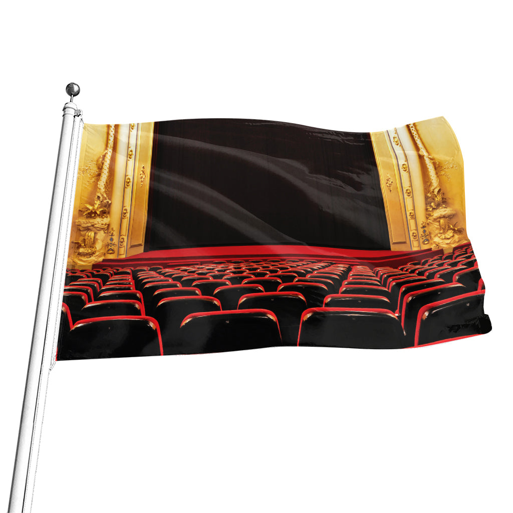 Theatre Stage Print Flag