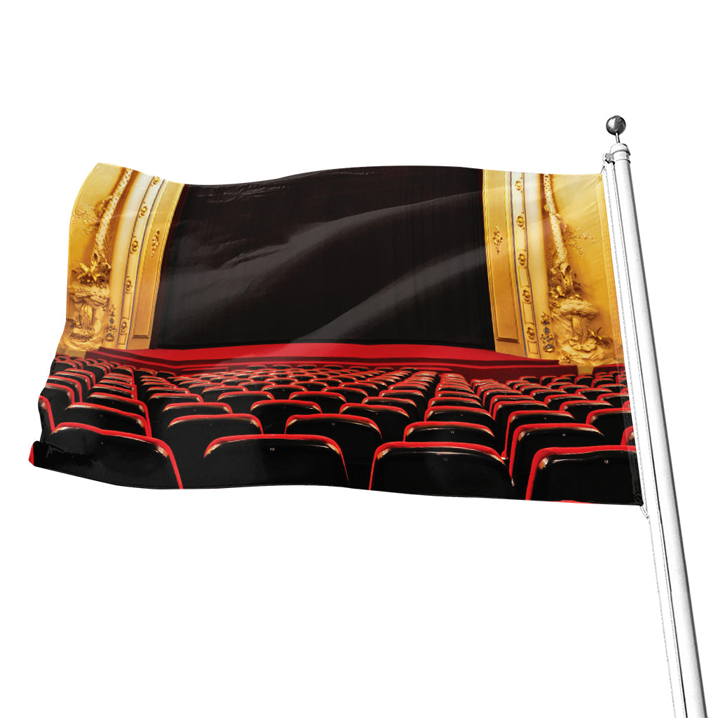 Theatre Stage Print Flag