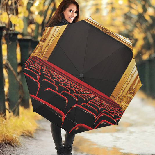 Theatre Stage Print Foldable Umbrella