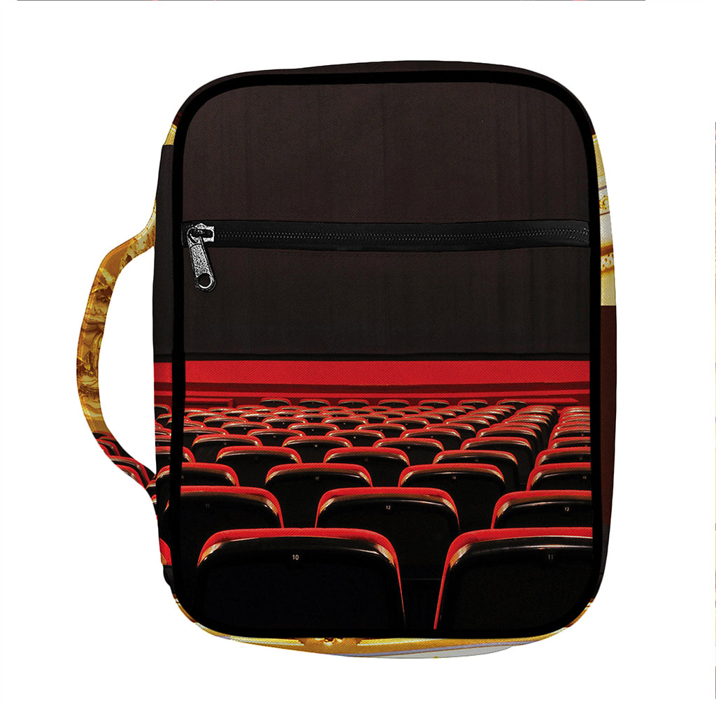 Theatre Stage Print Front Pocket Bible Bag