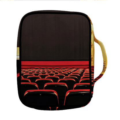 Theatre Stage Print Front Pocket Bible Bag