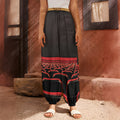 Theatre Stage Print Harem Pants