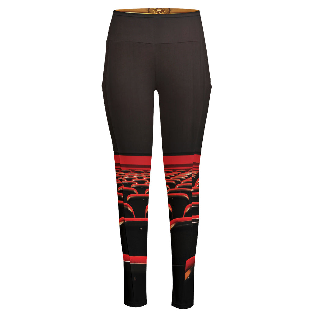 Theatre Stage Print High-Waisted Pocket Leggings
