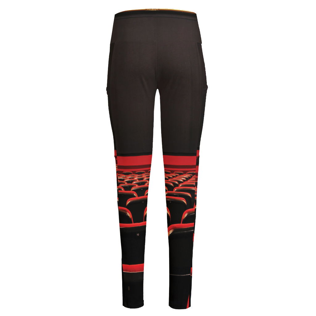 Theatre Stage Print High-Waisted Pocket Leggings