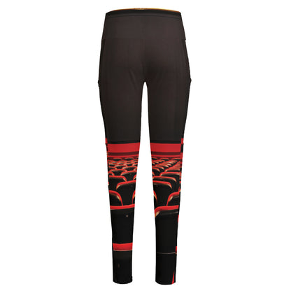 Theatre Stage Print High-Waisted Pocket Leggings