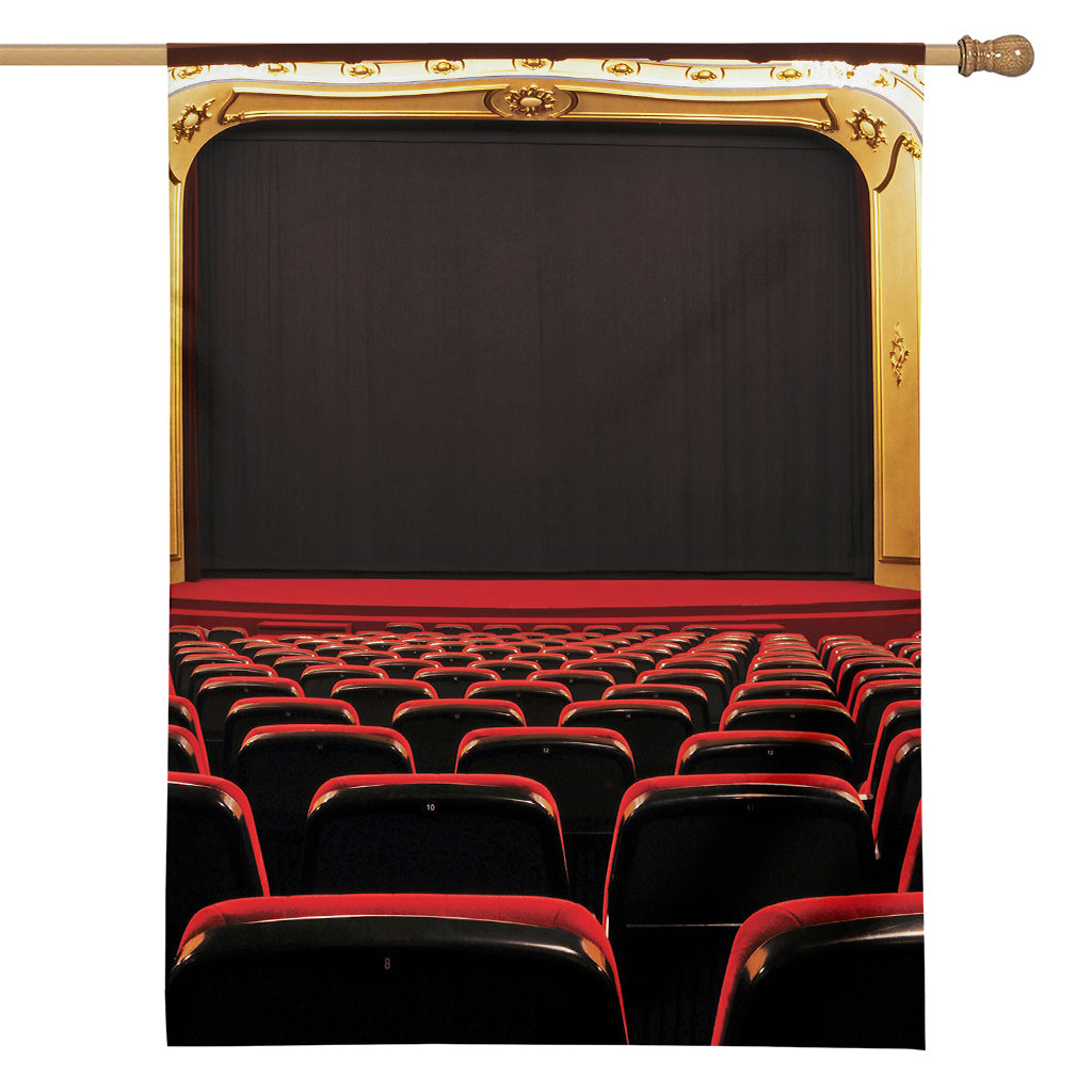 Theatre Stage Print House Flag