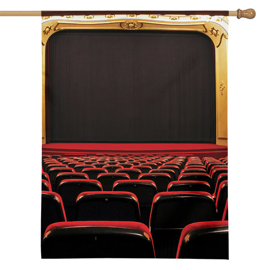Theatre Stage Print House Flag