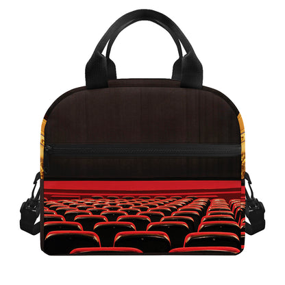 Theatre Stage Print Insulated Lunch Bag