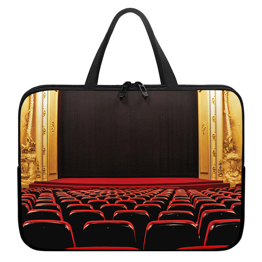 Theatre Stage Print Laptop Sleeve With Handle