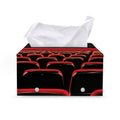 Theatre Stage Print Leather Tissue Box Cover