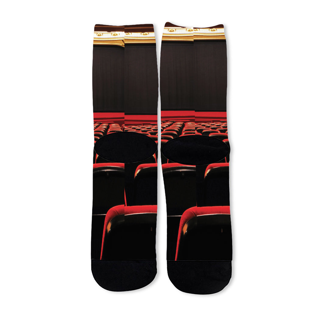 Theatre Stage Print Long Socks