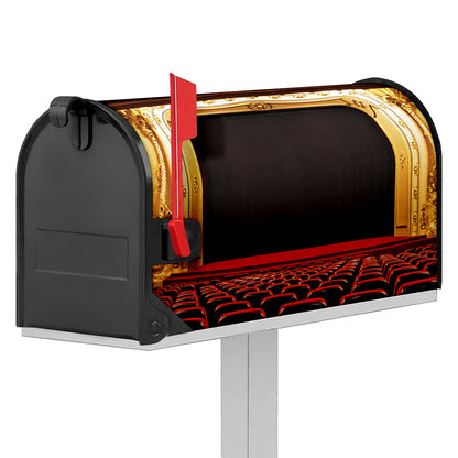 Theatre Stage Print Mailbox Cover