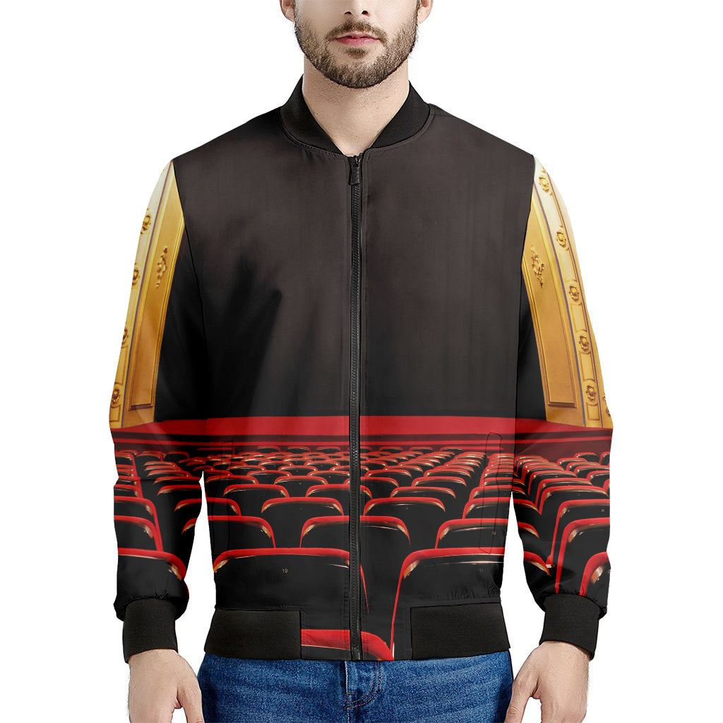 Theatre Stage Print Men's Bomber Jacket