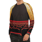 Theatre Stage Print Men's Long Sleeve Rash Guard