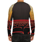 Theatre Stage Print Men's Long Sleeve Rash Guard