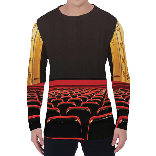 Theatre Stage Print Men's Long Sleeve T-Shirt