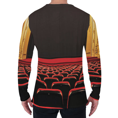 Theatre Stage Print Men's Long Sleeve T-Shirt