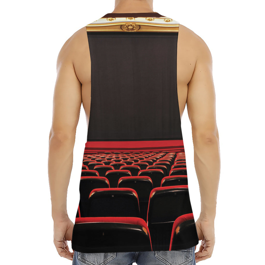 Theatre Stage Print Men's Muscle Tank Top