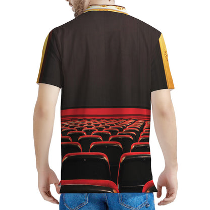 Theatre Stage Print Men's Polo Shirt