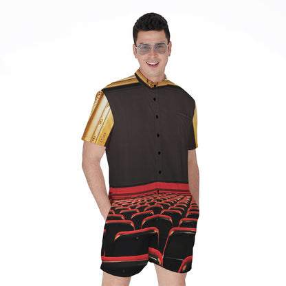 Theatre Stage Print Men's Rompers