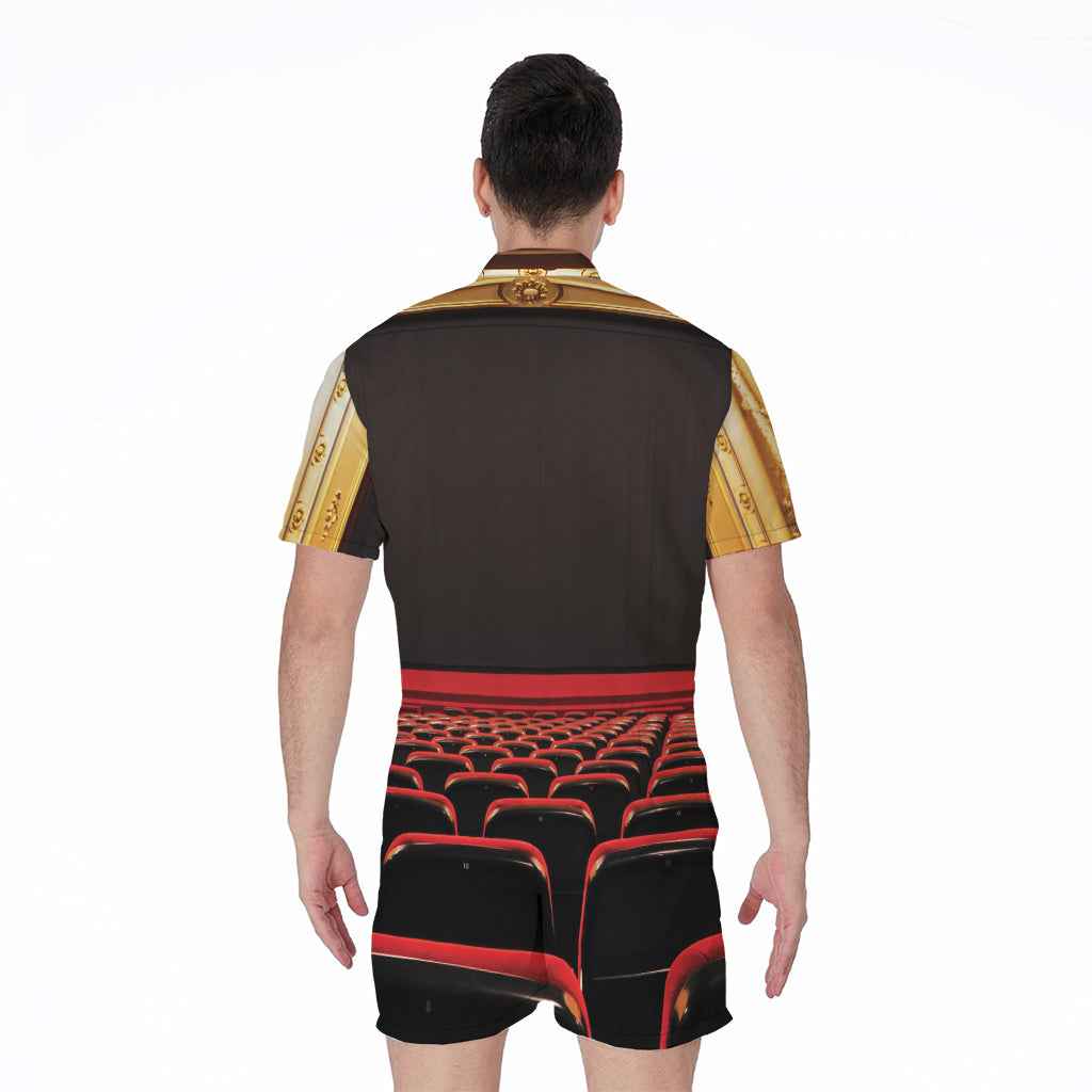 Theatre Stage Print Men's Rompers