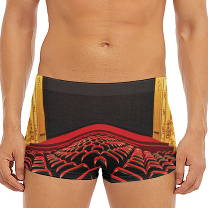 Theatre Stage Print Men's Short Boxer Briefs