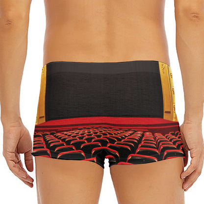 Theatre Stage Print Men's Short Boxer Briefs
