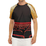 Theatre Stage Print Men's Short Sleeve Rash Guard