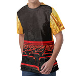 Theatre Stage Print Men's Velvet T-Shirt