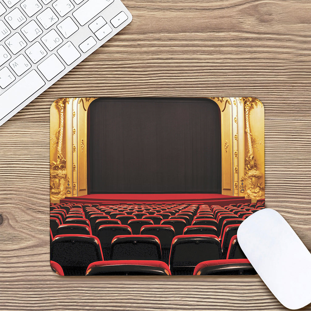 Theatre Stage Print Mouse Pad