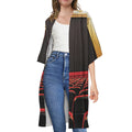 Theatre Stage Print Open Front Beach Cover Up