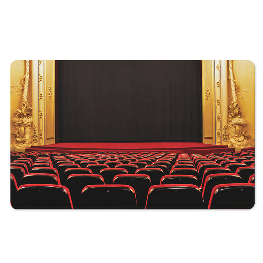 Theatre Stage Print Polyester Doormat