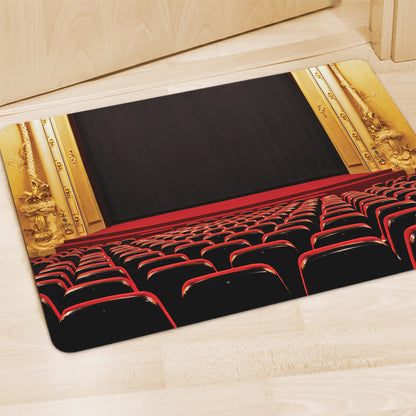 Theatre Stage Print Polyester Doormat