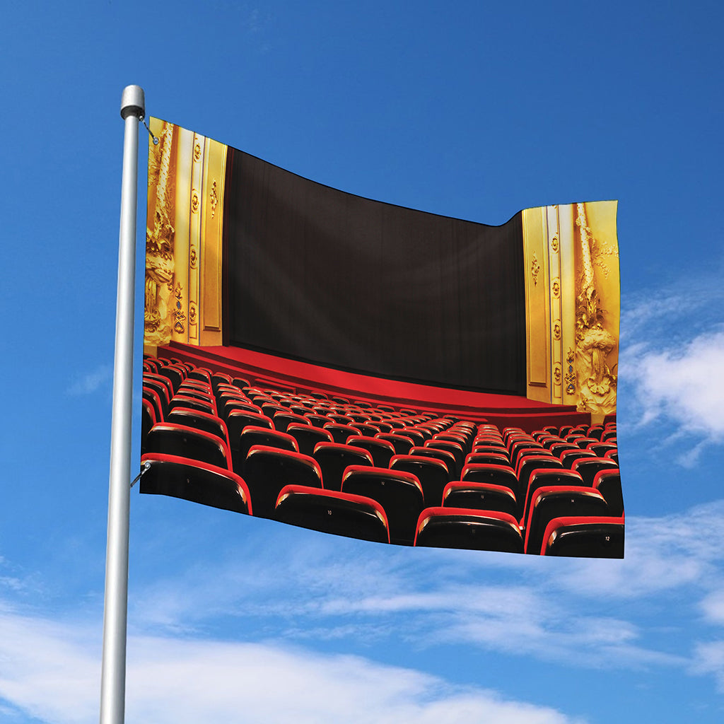 Theatre Stage Print Polyester Flag