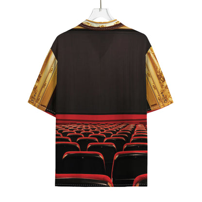 Theatre Stage Print Rayon Hawaiian Shirt
