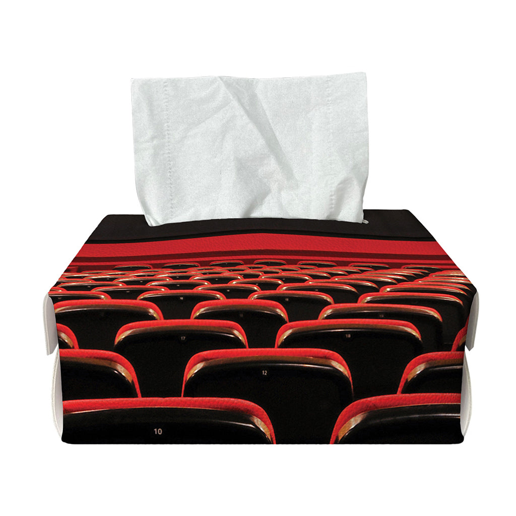 Theatre Stage Print Rectangle Tissue Box Cover