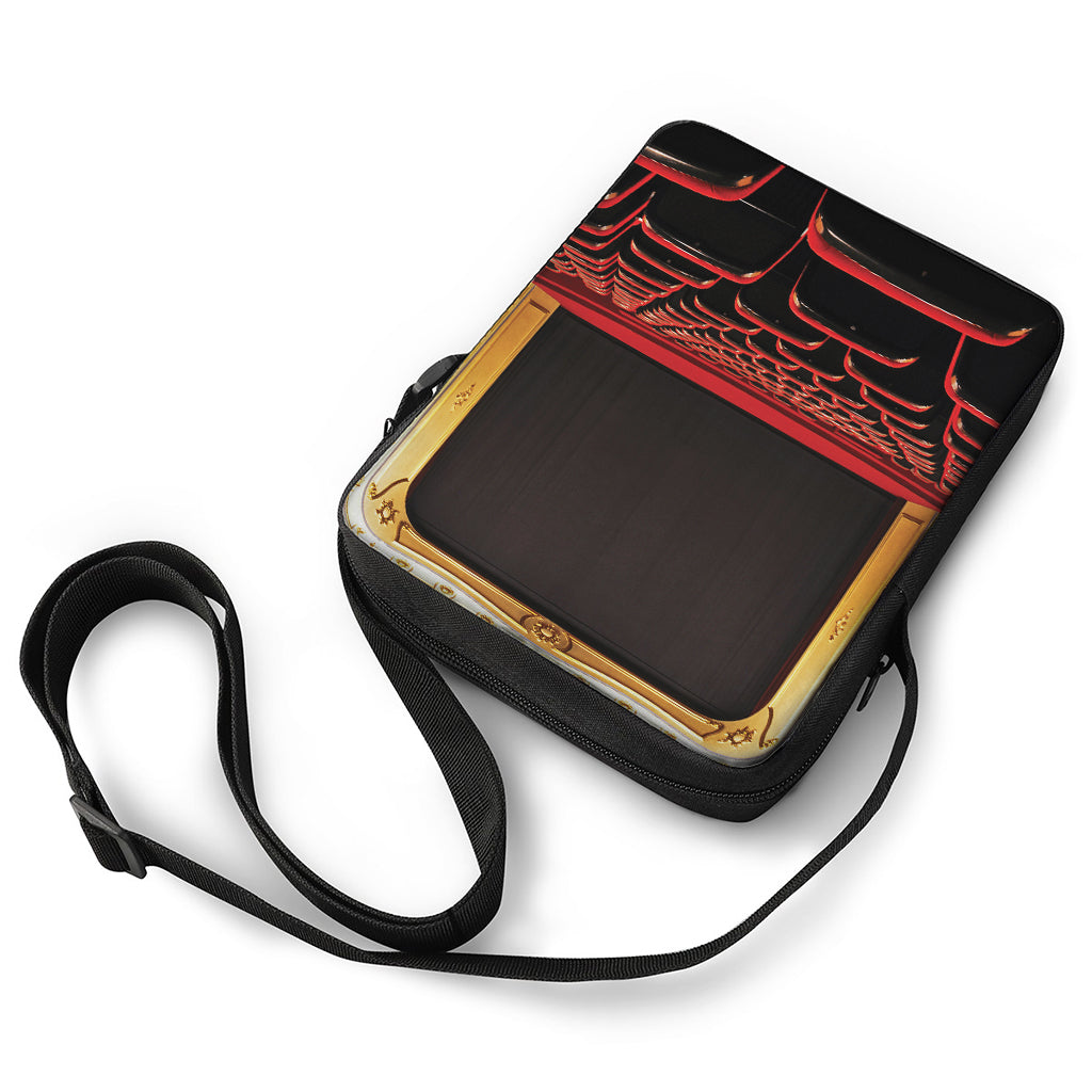 Theatre Stage Print Rectangular Crossbody Bag