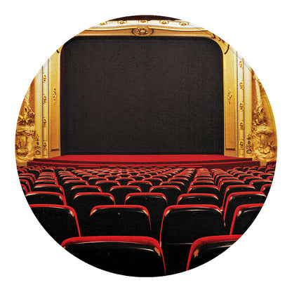 Theatre Stage Print Round Blanket