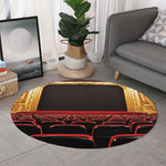 Theatre Stage Print Round Rug