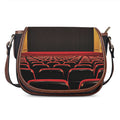 Theatre Stage Print Saddle Bag