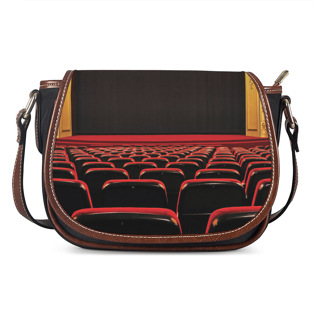 Theatre Stage Print Saddle Bag