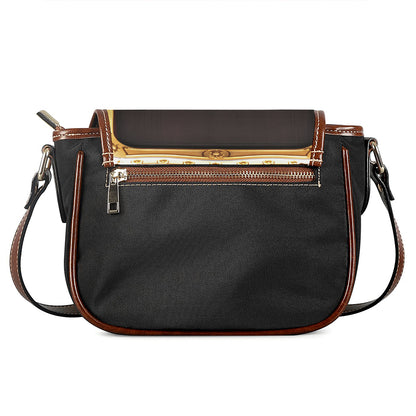 Theatre Stage Print Saddle Bag