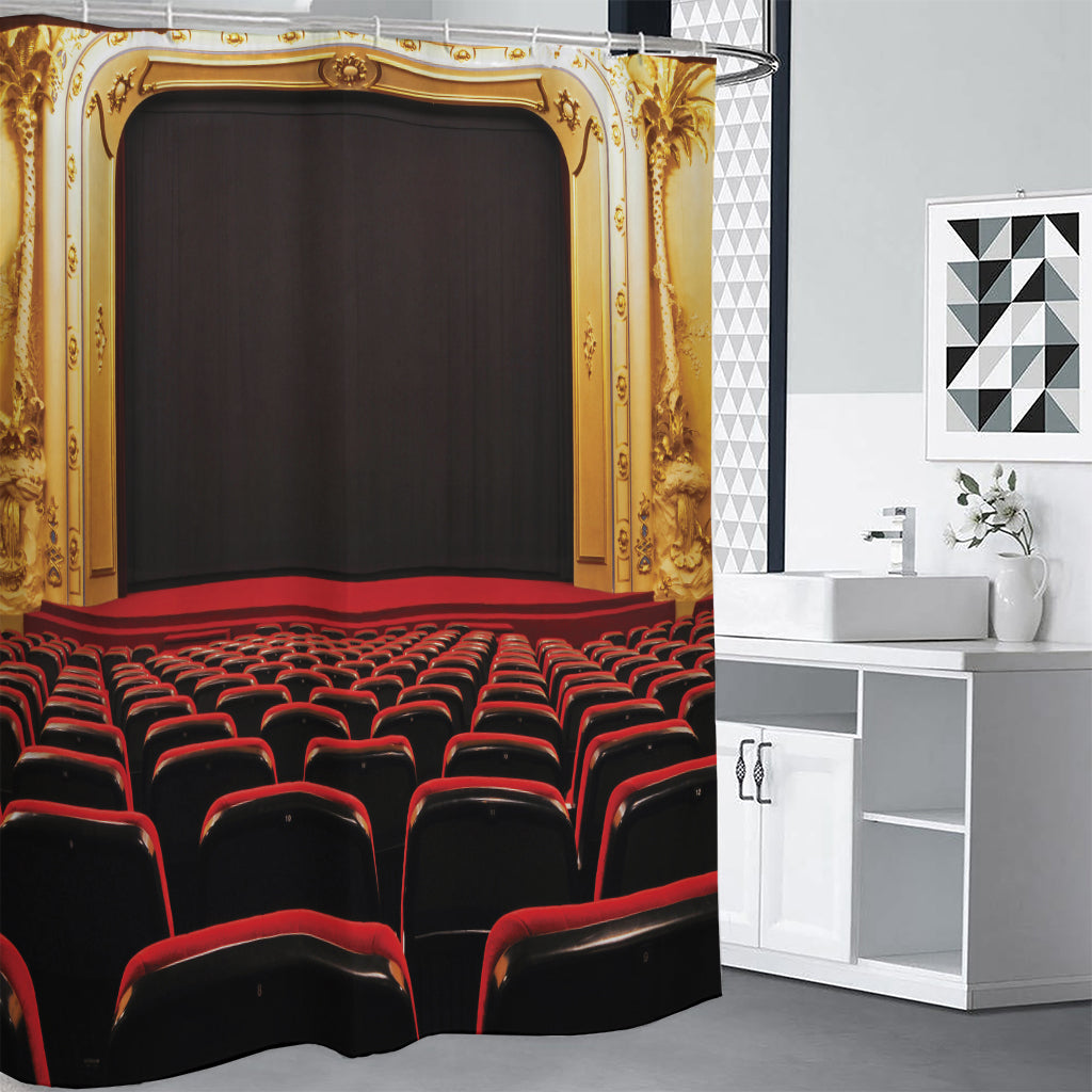 Theatre Stage Print Shower Curtain